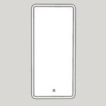 Espejo Rectangular con Luz LED 120 Cm