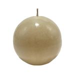 Vela Esfera Beige 8 cm