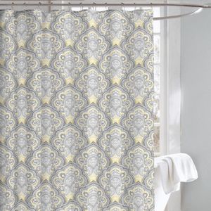 Set de Cortina + Alfombra Amarillo 14 Pzas