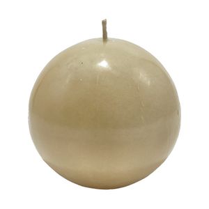 Vela Esfera Beige 10 cm