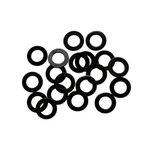 Roldana Plana Negra 12 Mm a Granel