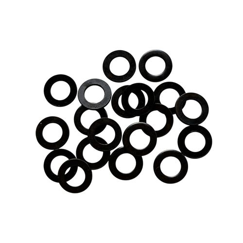 Roldana Plana Negra 12 Mm a Granel