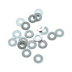 Roldanas Planas Galvanizadas 3/8 Plg 10 Pzas
