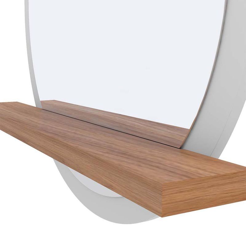 Espejo Circular con Repisa 80X71.6X12 Cm