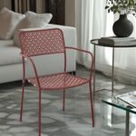 Silla Sandy con Brazos Terracota