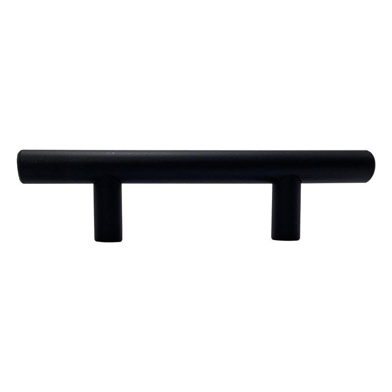 Halador Negro Mate Barra 64mm