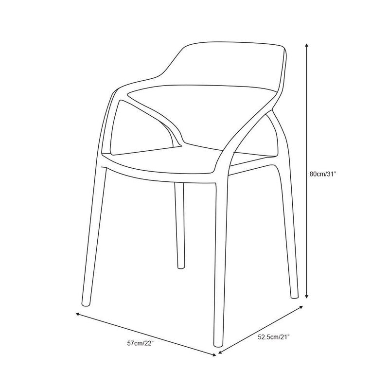Silla Almería Gris