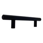 Halador Negro Mate Barra 96mm Rish