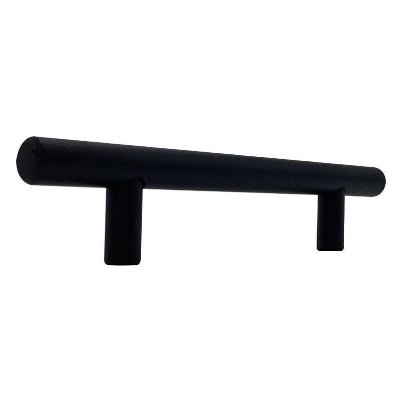 Halador Negro Mate Barra 96mm Rish