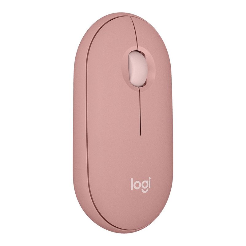 Mouse Inalámbrico Pebble M350S Rosado