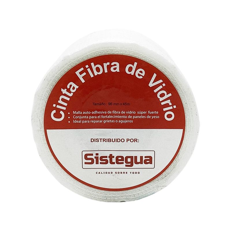 Rollo Cinta de Fibra de Vidrio Autoadhesiva 4 Plg X 150 Pies
