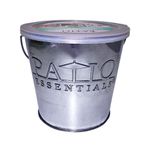 Vela de Citronela en Cubeta Galvanizada de 17 Onz