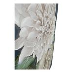 Cuadro Decorativo con Relieve con Flores en Tonos Neutros