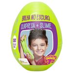 Huevo Sorpresa Slime Brilla en la Oscuridad