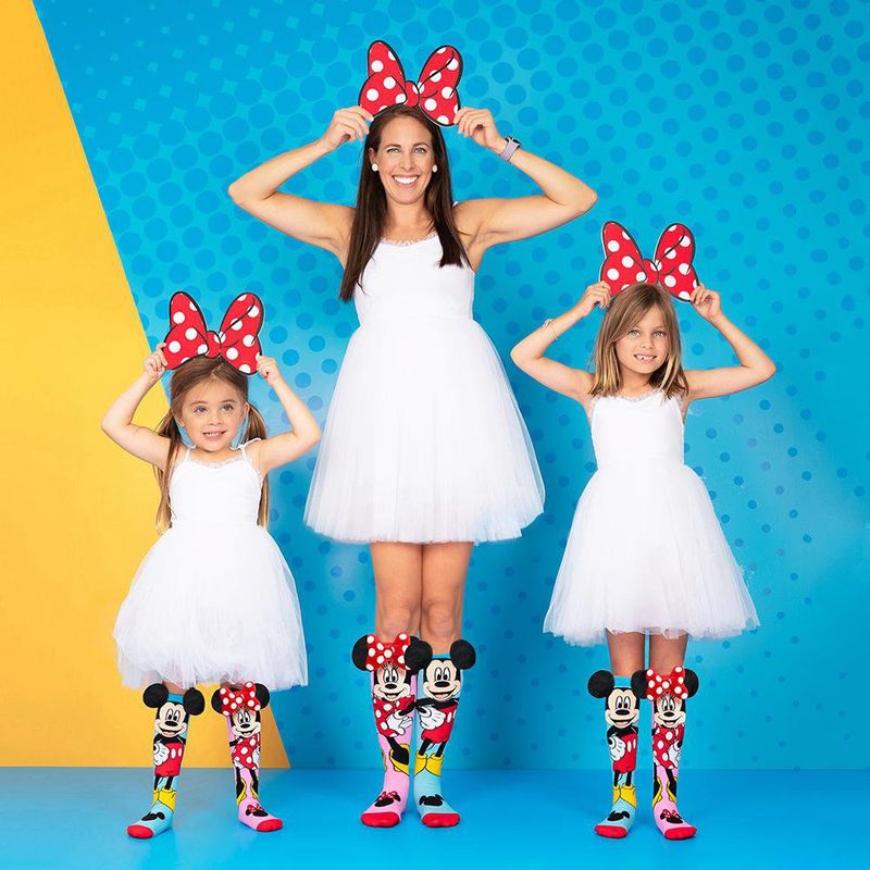 Calcetas Mickey y Minnie Mouse