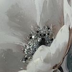 Cuadro Decorativo con Flores en Tonos Neutros