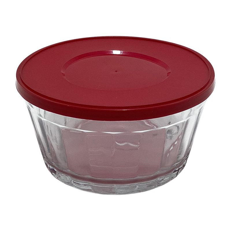 Hermético de Vidrio con Tapa Plástica