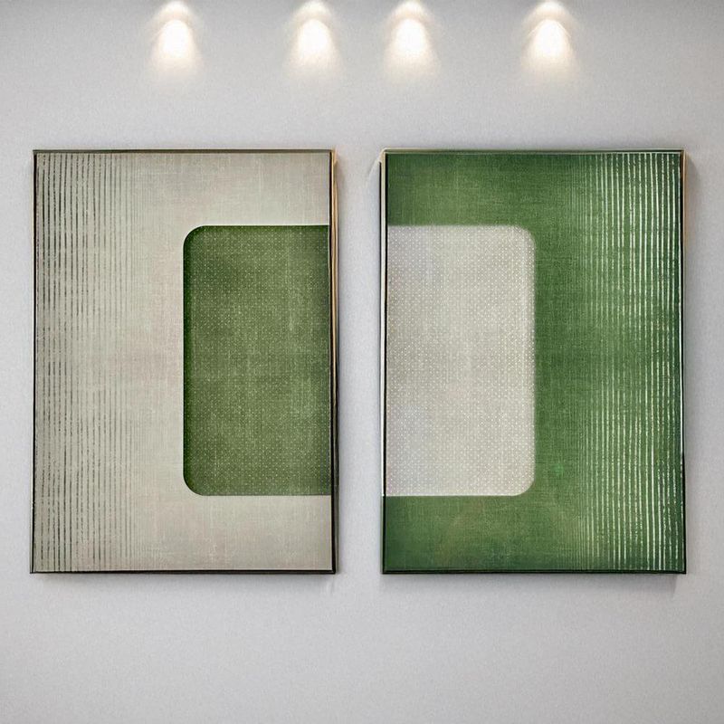 Juego de Cuadros Decorativos Abstractos 2 Piezas