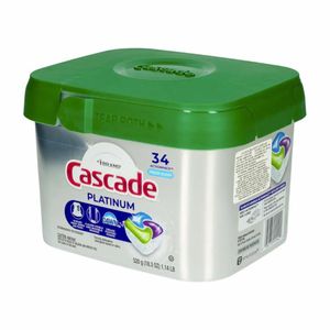 Jabón de Platos Cascade Platinum 34 Cápsulas