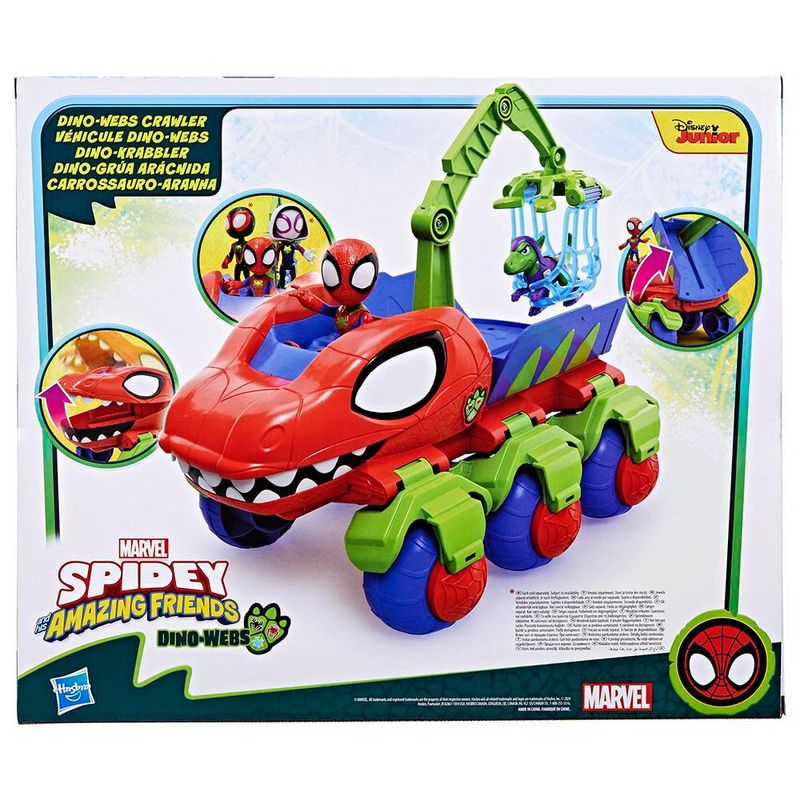Vehículo Dino-Webs Crawler de Spidey y Sus Amigos Asombrosos