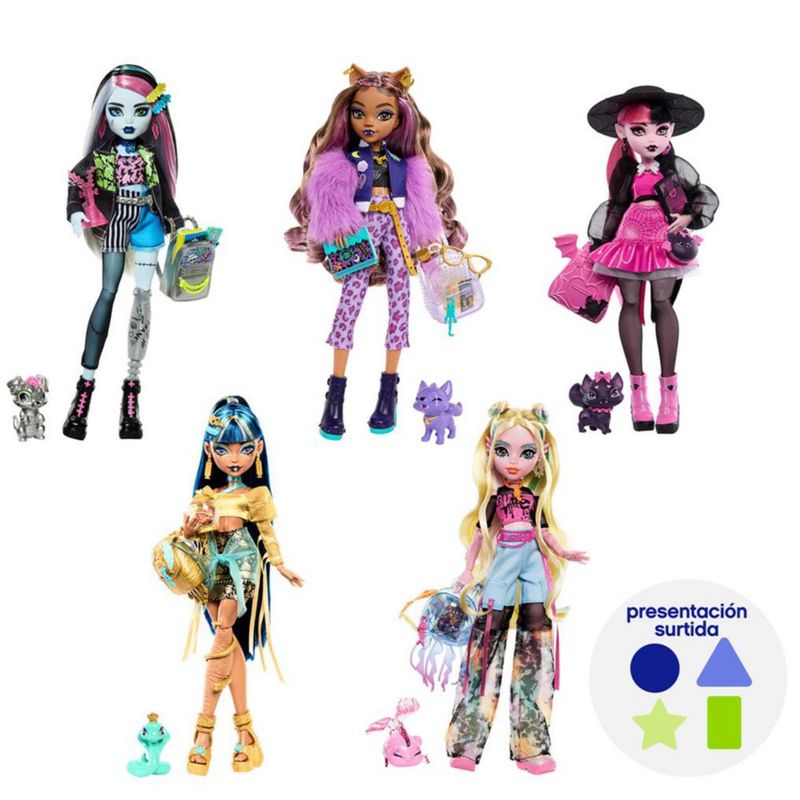 Muñeca Monster High Básica Diseños Surtidos