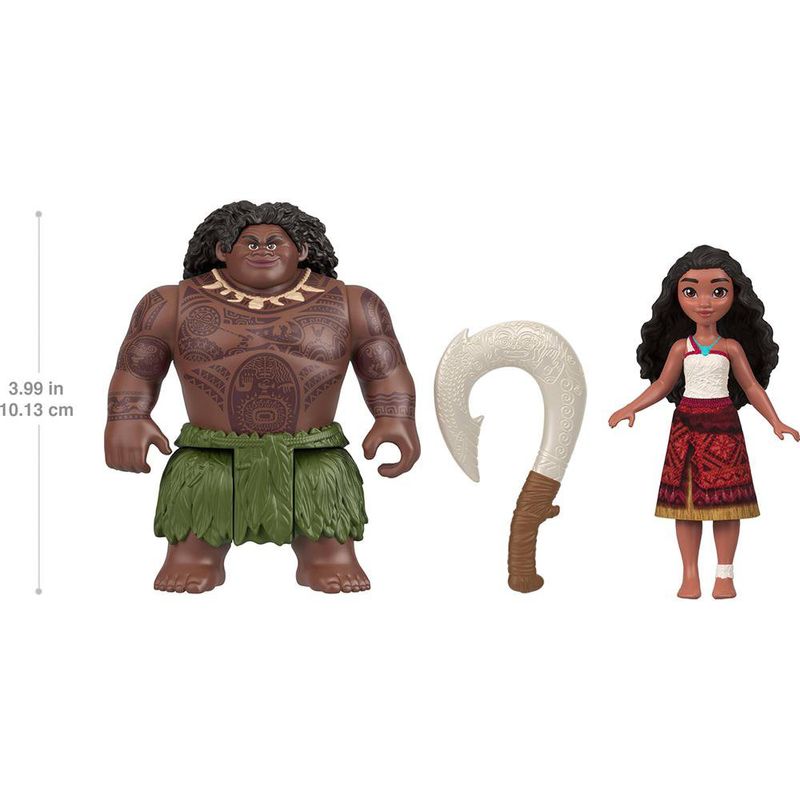 Set de Muñecos Moana y Maui de Disney 2 Pzas