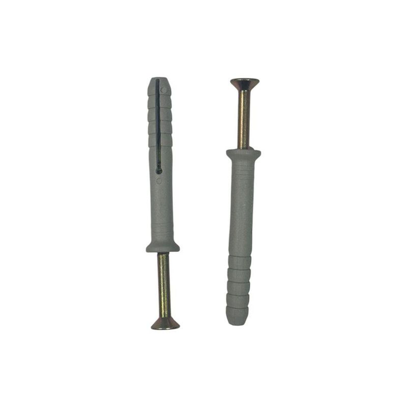 Set de 10 Tornillos con Tarugo ABC 8x80 Mm