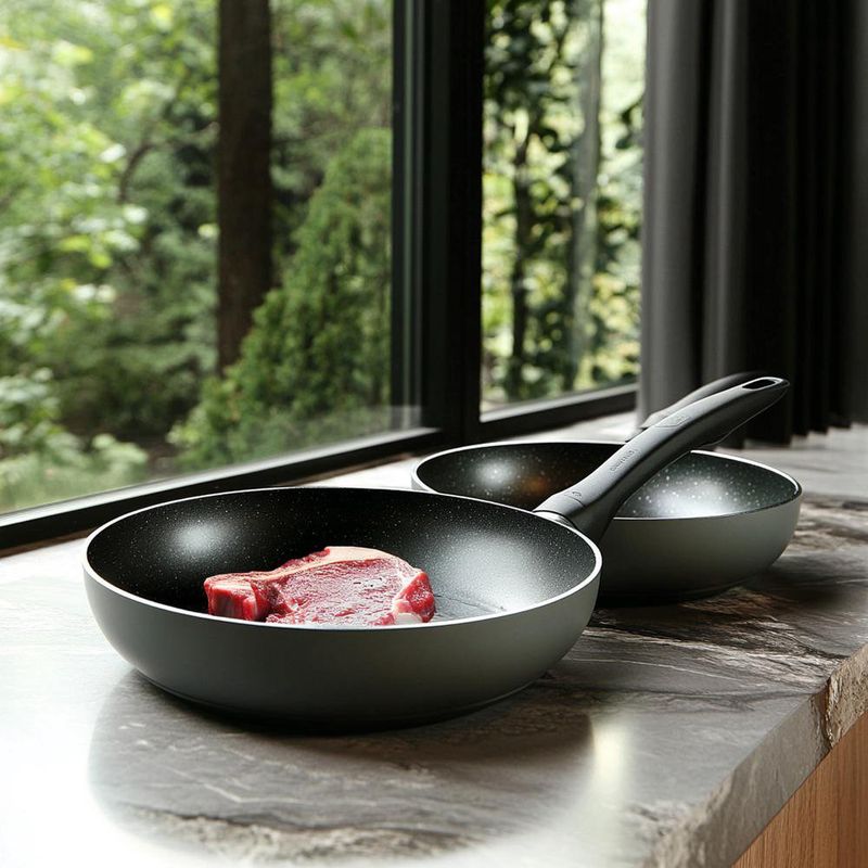 Sartenes Set 20 y 24 Cm de Aluminio