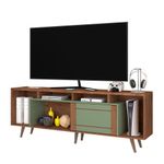 Rack para TV Daisy 65 Plg Café y Verde