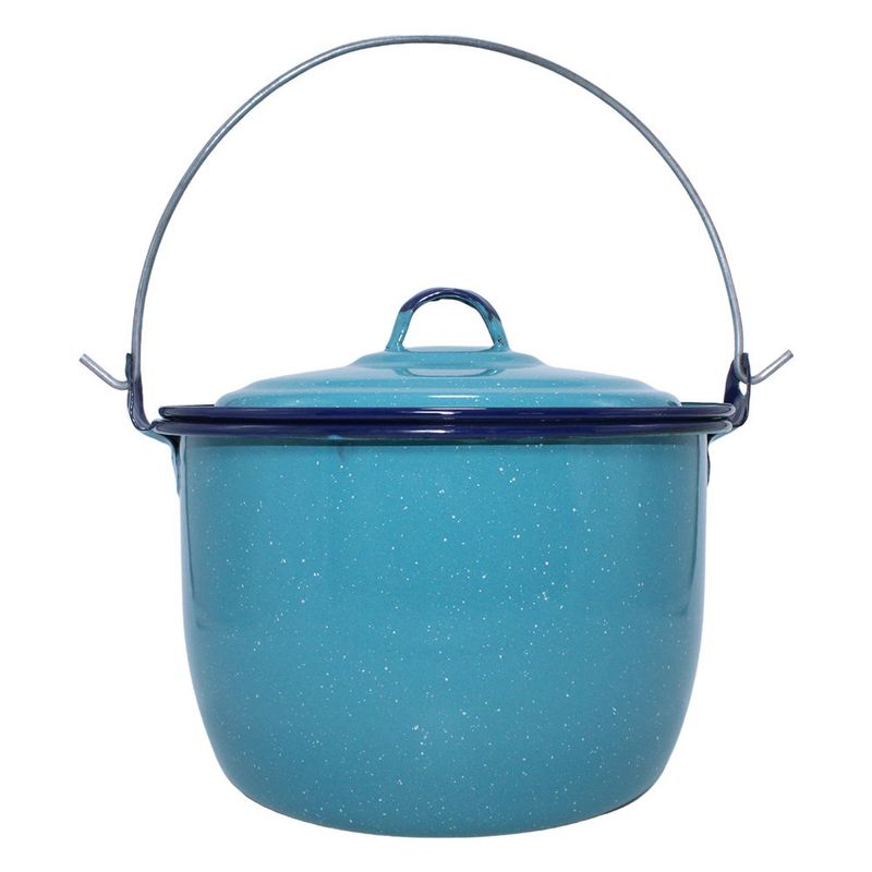 Olla Azul Tamaño 18 Capacidad 3 Lts