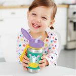 Vaso con Pajilla Unicornio