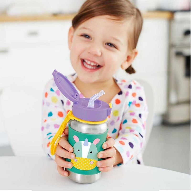 Vaso con Pajilla Unicornio