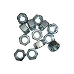 Tuerca Hexagonal Galvanizada de 3/16 Plg a Granel