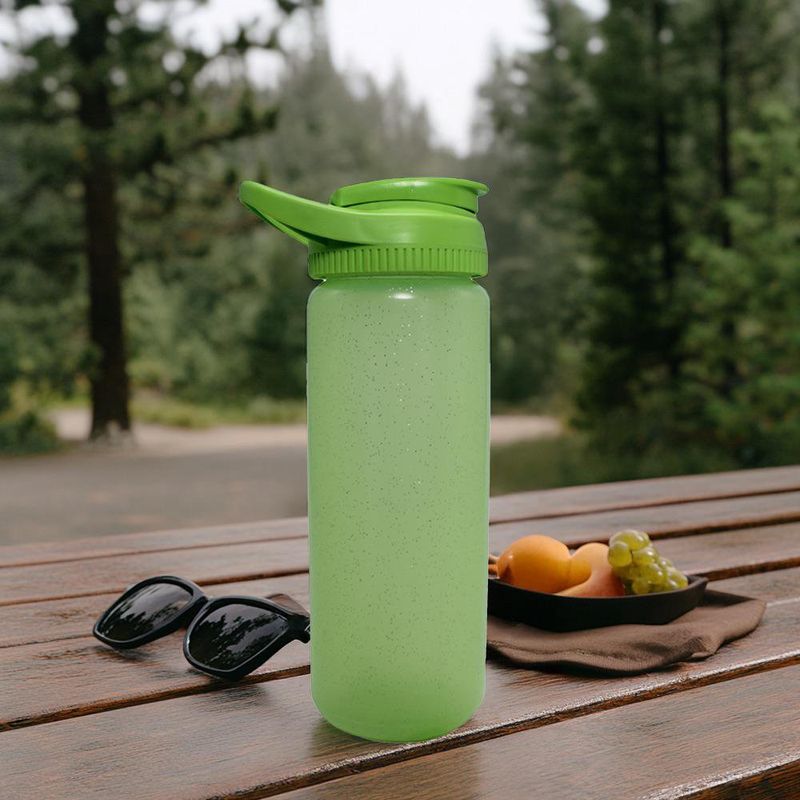 Botella Ecoline con Tapa y Agarre Verde