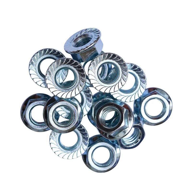 Tuerca Hexagonal con Roldana de 1/4 Plg
