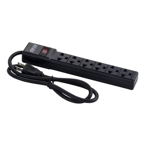Regleta Multicontacto de 6 Salidas 2200 W
