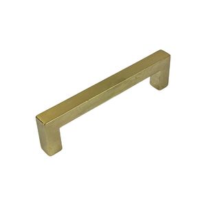 Halador Rectangular Acabado Oro Cepillado 9.6 Cm