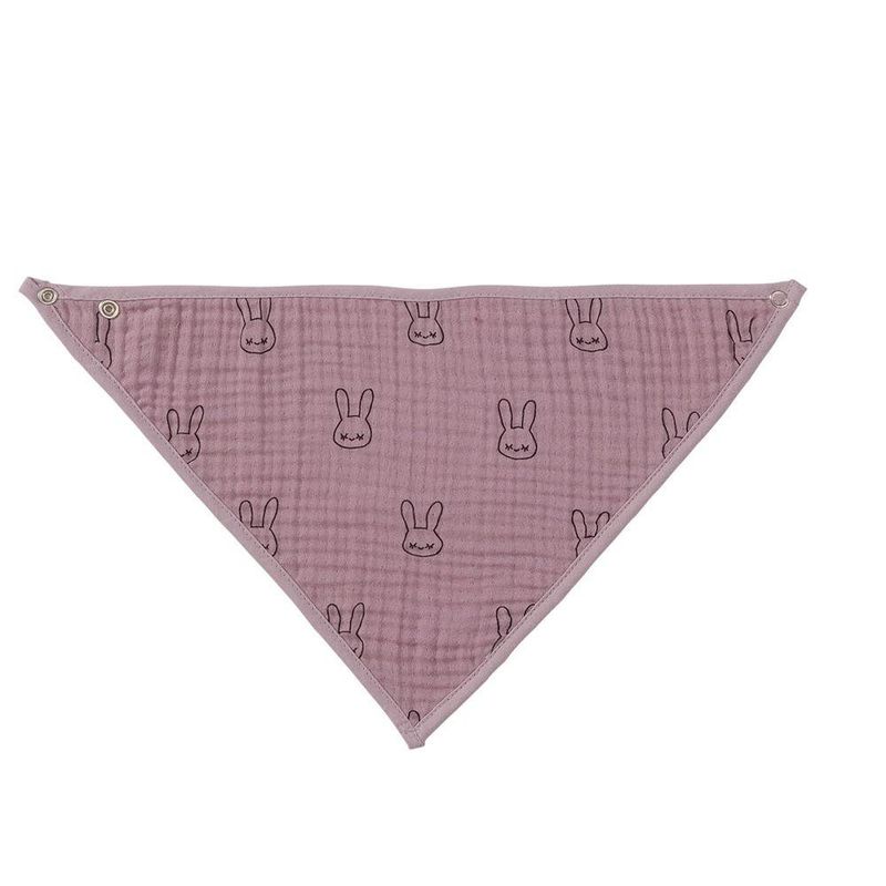 Paquete de 4 Baberos Bandana con Diseño de Conejos