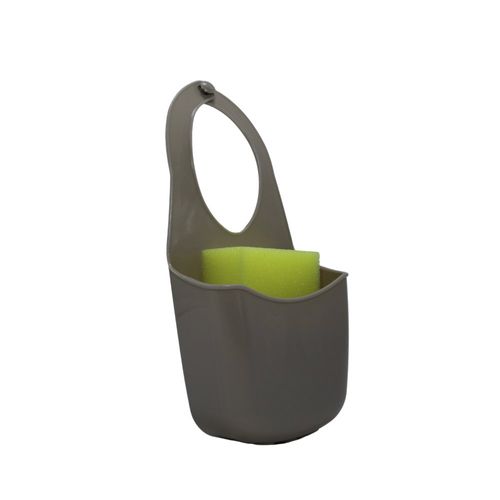 Porta Esponja Plástico Colgante Marfil&nbsp;