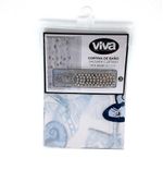 Cortina de PEVA con Ganchos para Baño de 177 x 183 cm Diseño Océano