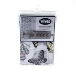 Cortina de PEVA para Baño Diseño Mariposas con Ganchos
