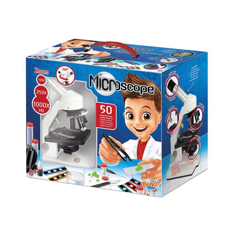 Microscopio Metálico V2 50 Experimentos - Buki