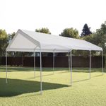 Toldo Estilo Garage Color Blanco de 3 x 6 Metros