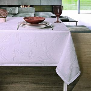 Mantel Rectangular 180X250 Cm Hoja Blanca