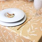 Mantel Cuadrado 180X180 Cm Mostaza