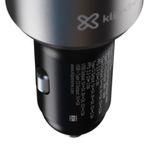 Cargador de Auto PowerGo 60W 2 USB-C y 1 USB-A
