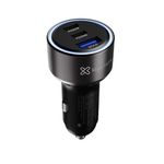 Cargador de Auto PowerGo 60W 2 USB-C y 1 USB-A