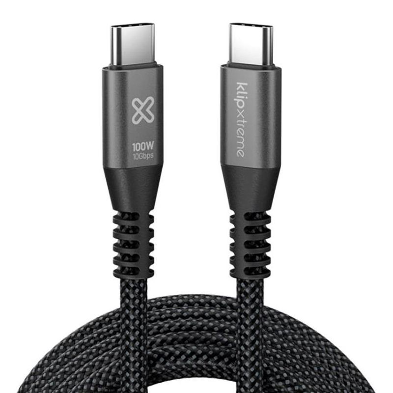 Cable PowerGo Alta Velocidad 4K 100W USB-C a USB-C 3 M