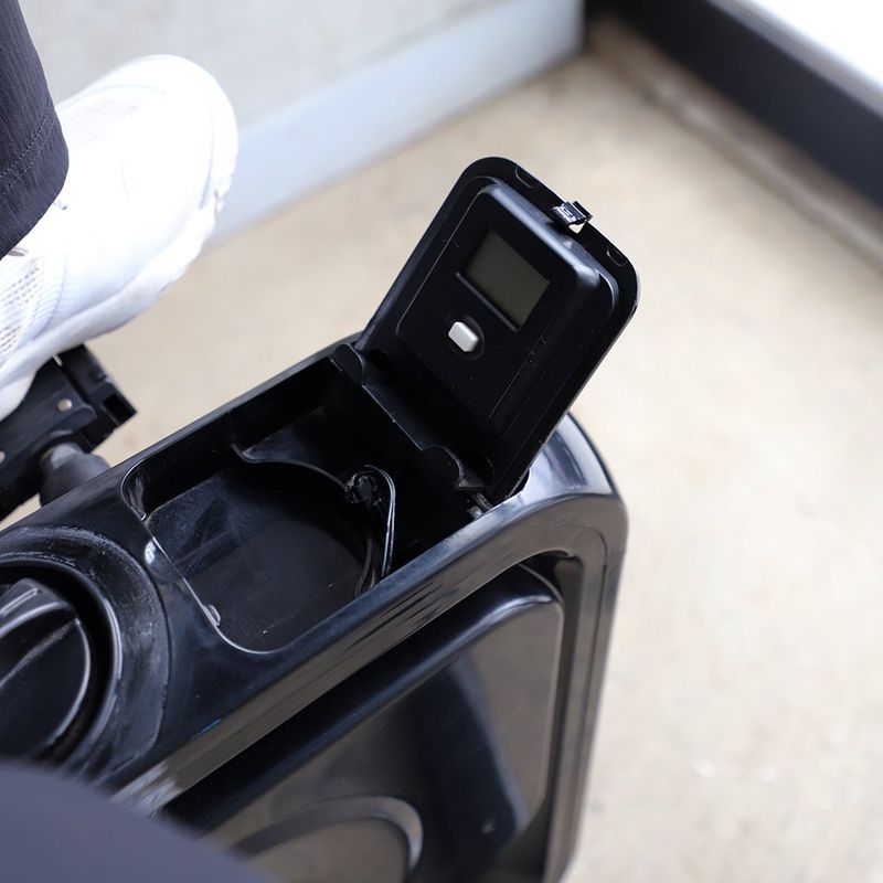 Bicicleta Estática de Escritorio con Monitor Digital para Cardio en Casa u Oficina