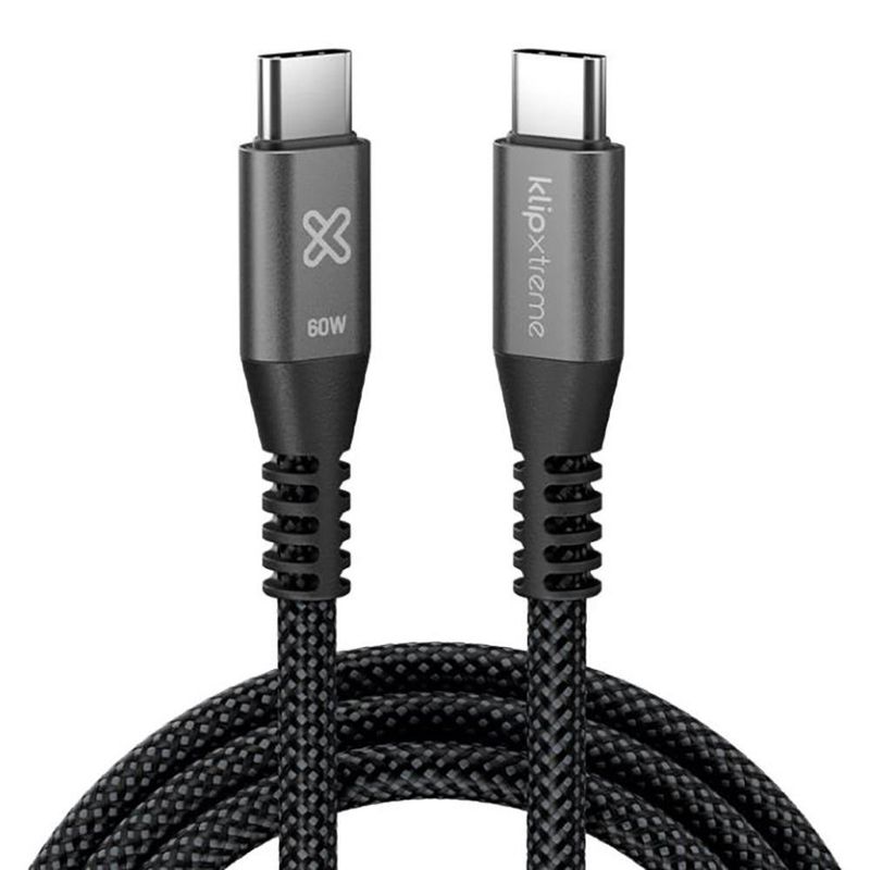 Cable PowerGo 60W USB-C a USB-C 1 M